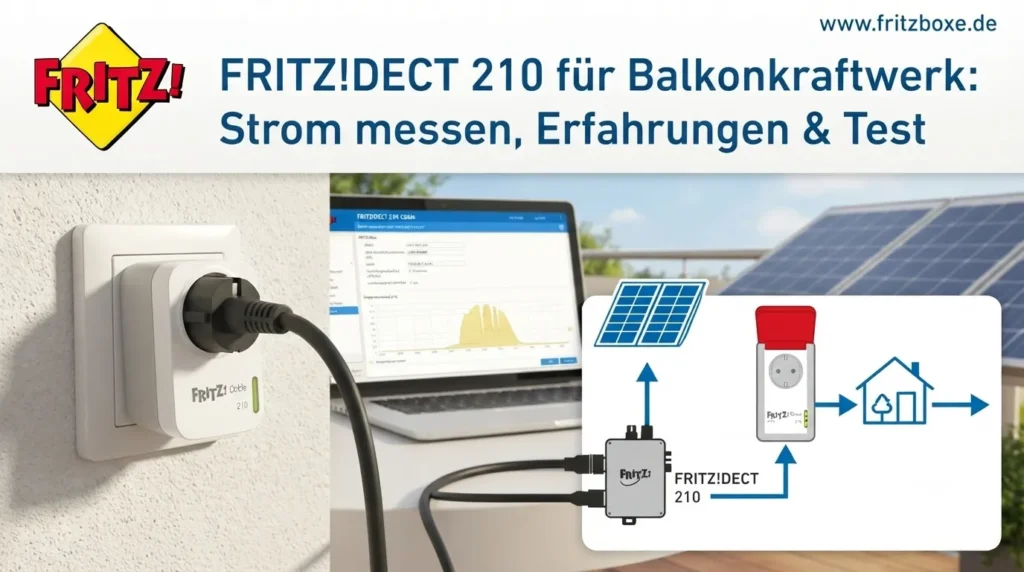 fritz!dect 210 für balkonkraftwerk strom messen, erfahrungen & test