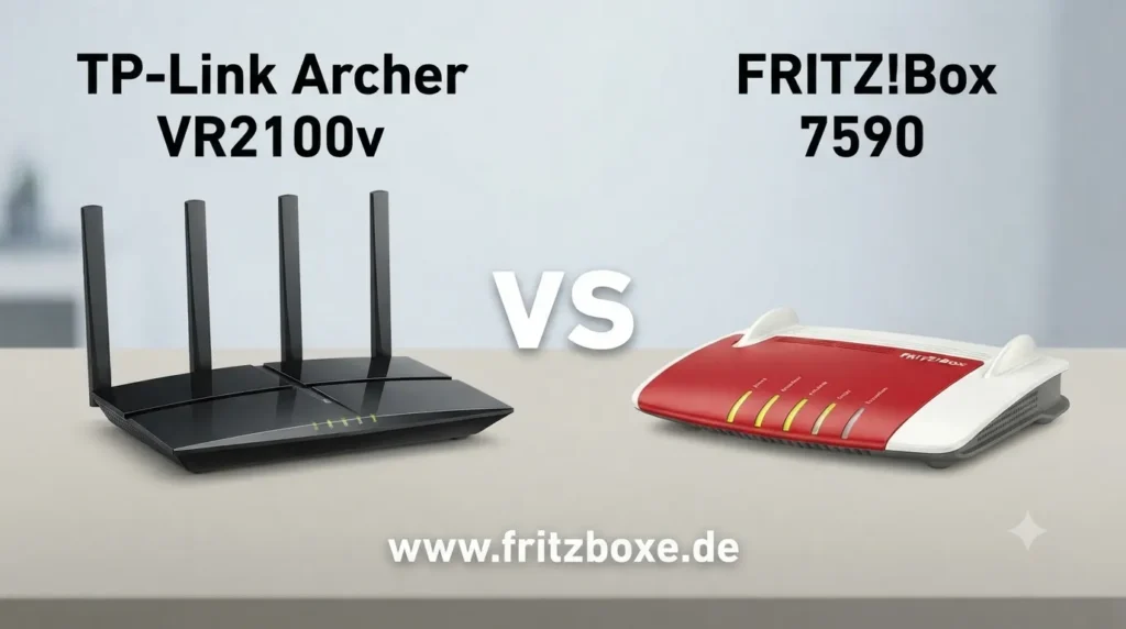 tp-link archer vr2100v vs fritz!box 7590